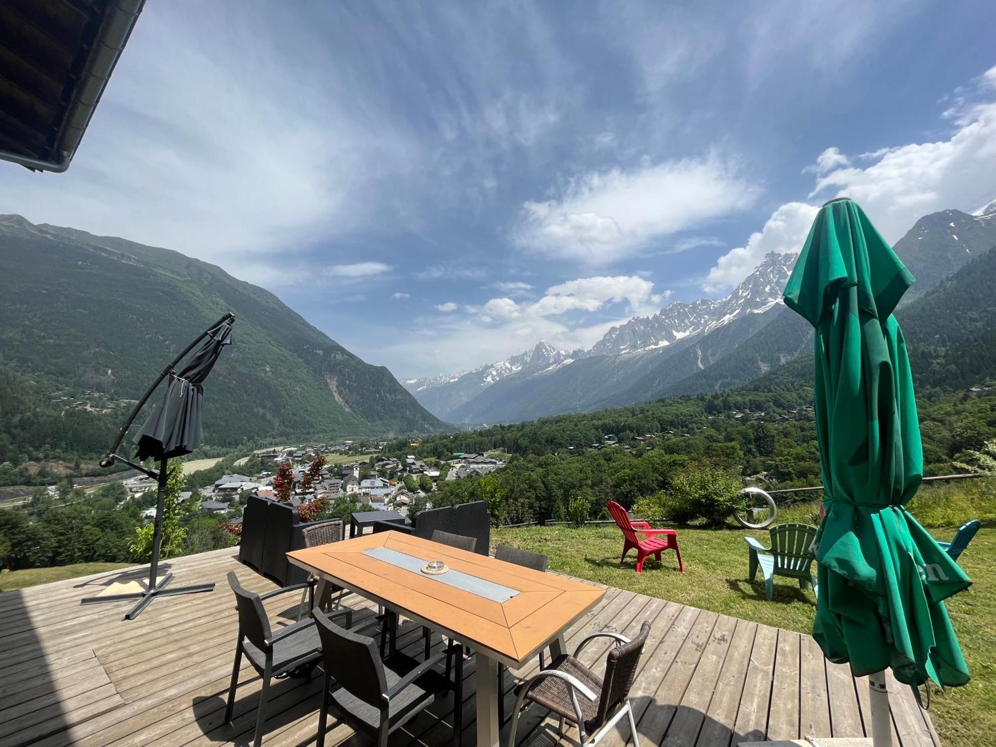 Amazing View Appartement Du Chalet Les Houches Bagian luar foto