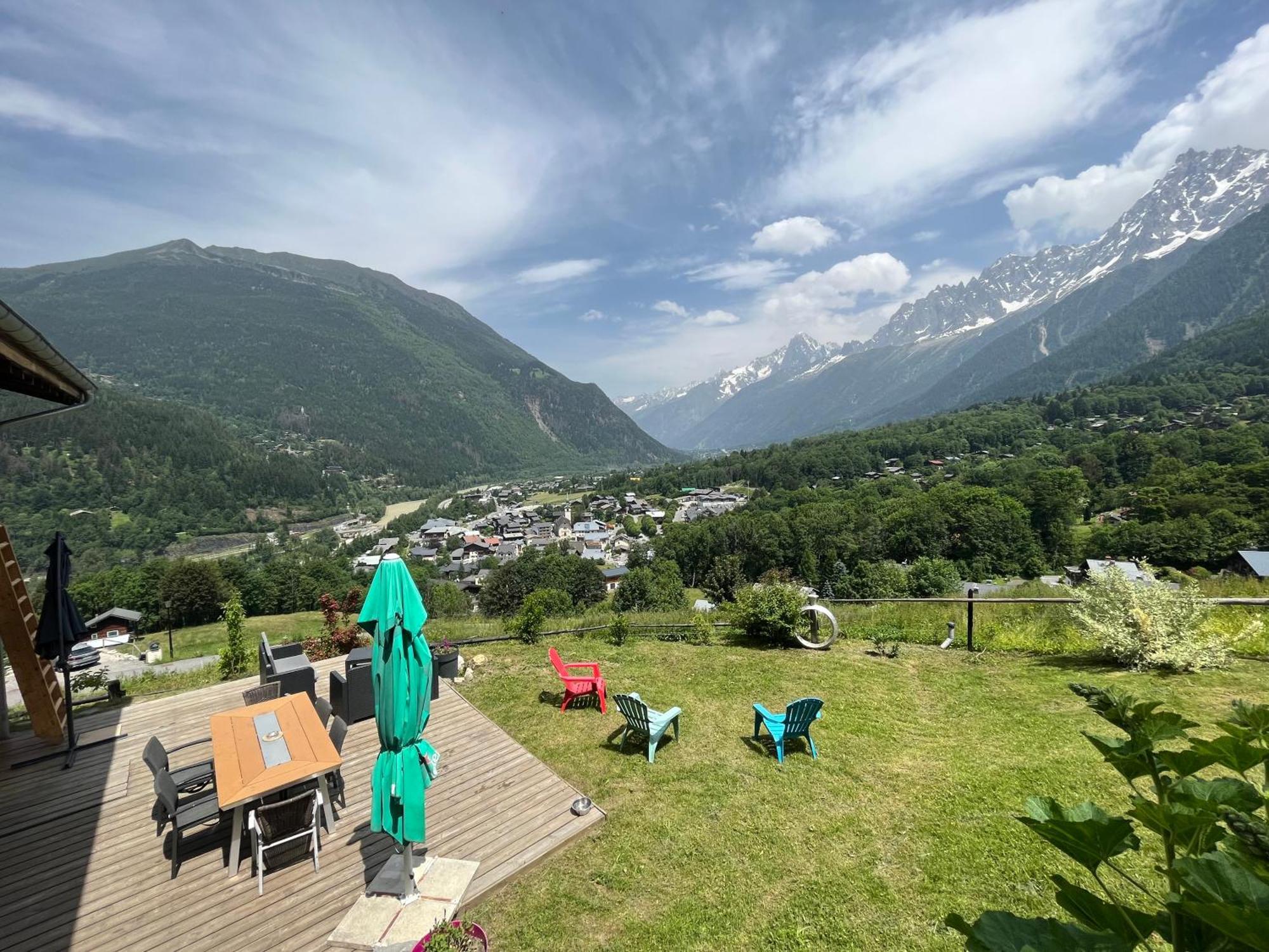 Amazing View Appartement Du Chalet Les Houches Bagian luar foto